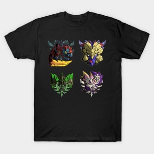 The Fated Four Sticker Pack | Monster Hunter T-Shirt